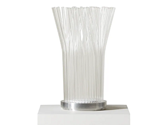 Lampada da tavolo in vetro borosilicato LED Fluxus E CASSINA