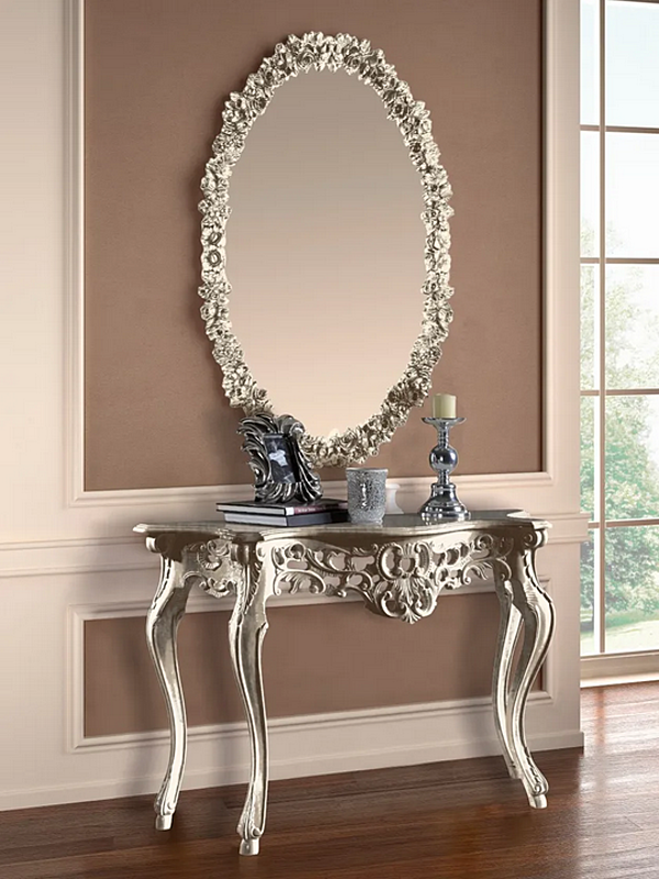 Specchio ovale da parete con cornice CASA +39 PRESTIGE 901 fabbrica CASA +39 dall'Italia. Foto №2