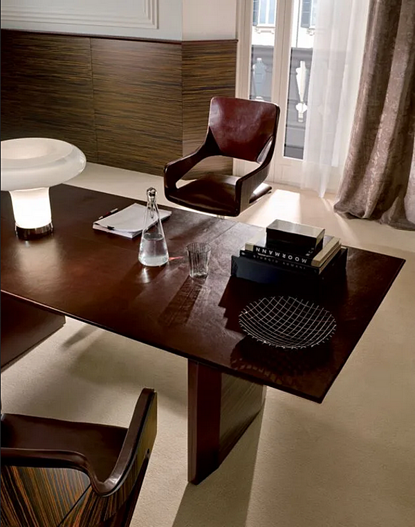 Scrivania executive in legno a forma di L con cassetti I 4 Mariani De Symetria fabbrica i 4 Mariani dall'Italia. Foto №7