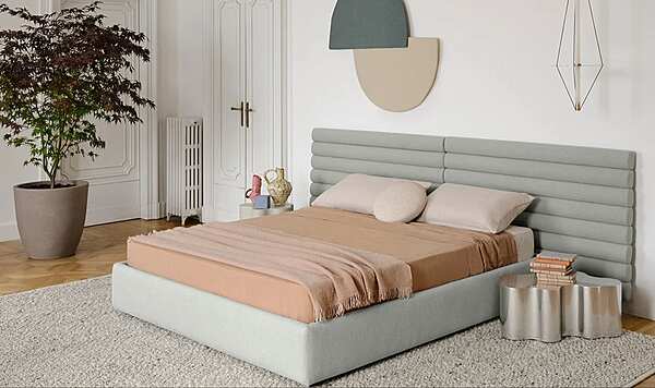 Panca in pelle con schienale imbottito Pan Flute SABA fabbrica SABA dall'Italia. Foto №3