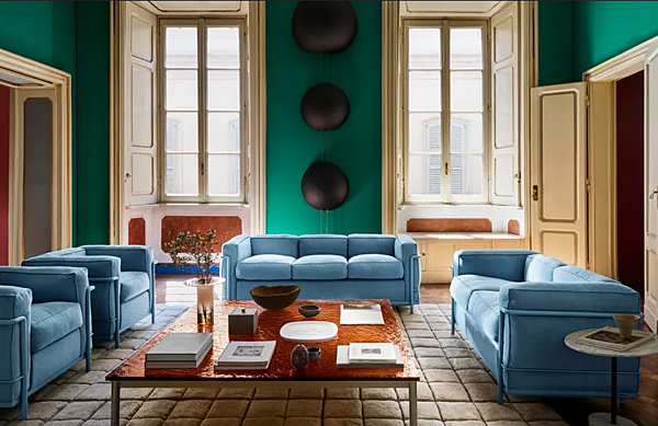 Tavolino da caffè quadrato in vetro e acciaio CASSINA collezione 10 010 fabbrica CASSINA dall'Italia. Foto №3