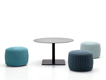 Tavolino da caffè rotondo regolabile in altezza PAOLA LENTI GIRO