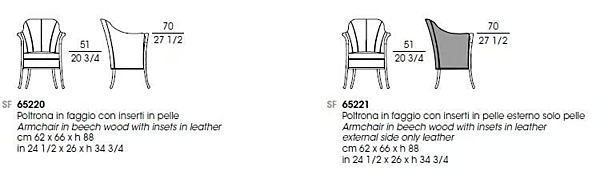 Poltrona con braccioli in tessuto GIORGETTI Progetti Blossom fabbrica GIORGETTI dall'Italia. Foto №4