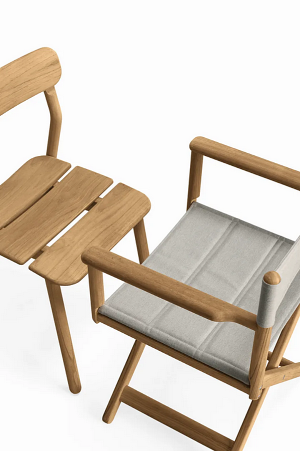 Sedia da giardino in teak Stria Kristalia 05STR01 fabbrica Kristalia dall'Italia. Foto №5