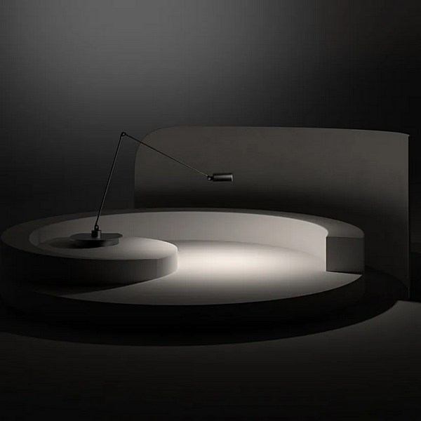 Lampada da tavolo in metallo LED regolabile con braccio oscillante Lumina Daphine Cloe 07L fabbrica Lumina dall'Italia. Foto №2