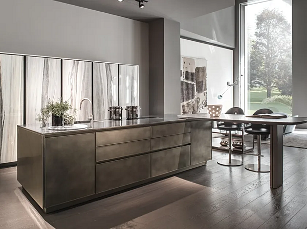 Cucina in legno con maniglie integrate GIORGETTI GK 02 fabbrica GIORGETTI dall'Italia. Foto №4