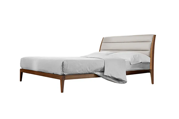 Letto matrimoniale in legno con testiera imbottita DALE Verso Nord P 115 fabbrica Dale Italia (by Cantiero) dall'Italia. Foto №6
