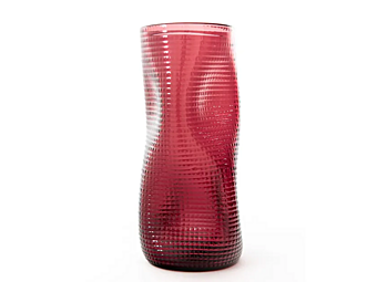 Vaso in vetro soffiato corallo CASSINA 08821, 08823