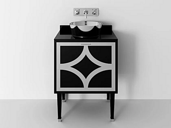 Unità lavabo in legno a colonna con cassetti Cora 1A Park Avenue PKRCORA1ACES