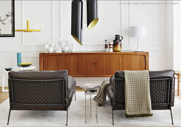 Letto giorno in pelle con copertura removibile Happy FLEXFORM fabbrica FLEXFORM dall'Italia. Foto №5