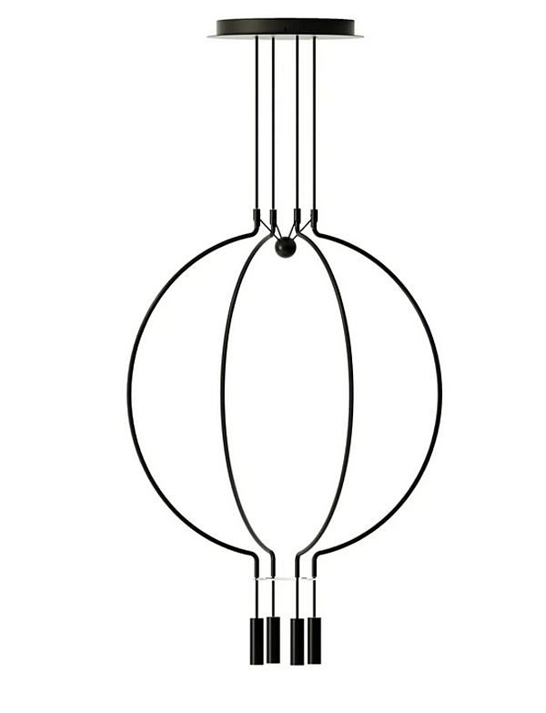 Lampada a sospensione in metallo LED Liaison Spliaix4 AXOLIGHT fabbrica Axolight dall'Italia. Foto №2