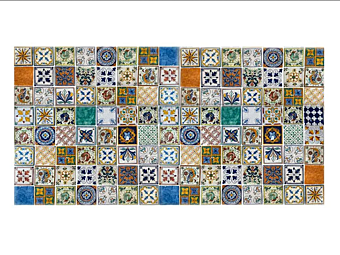 Pannello decorativo in ceramica L_Antica Deruta PN Patch PN PATCH fabbrica L'Antica Deruta dall'Italia