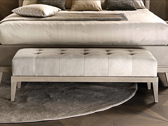 Panca in pelle tufted con schienale imbottito ARTE BROTTO collezione Segreti S796 S796 Panca in pelle tufted con schienale imbottito ARTE BROTTO collezione Segreti S796 S796 fabbrica Arte Brotto dall'Italia
