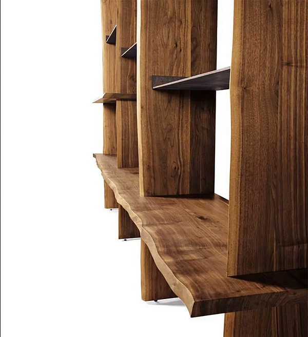Libreria modulare in noce Capanna S 154 DALE fabbrica DALE dall'Italia. Foto №3