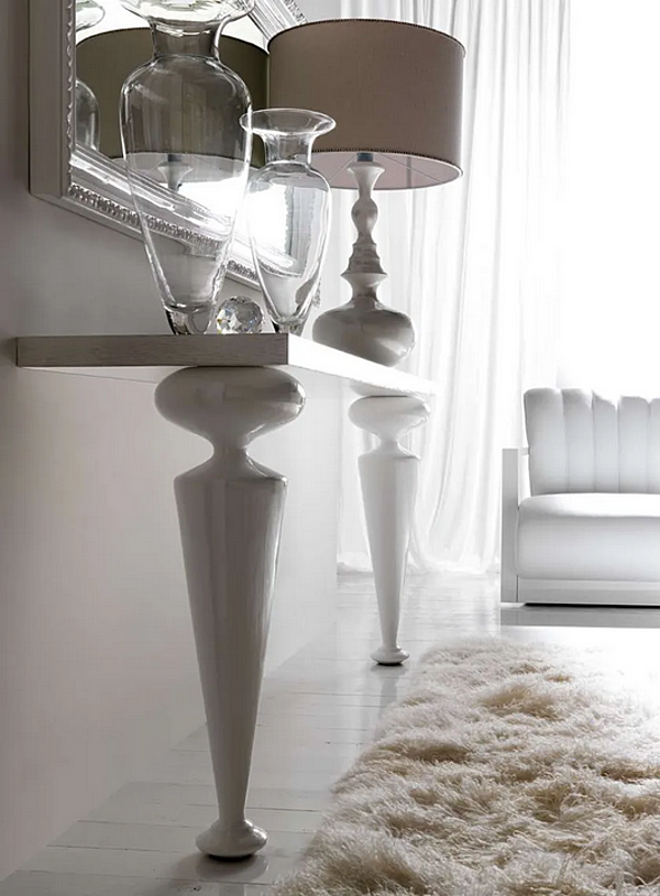 Tavolo console rettangolare in legno ORIONE CORTEZARI fabbrica CORTE ZARI dall'Italia. Foto №2