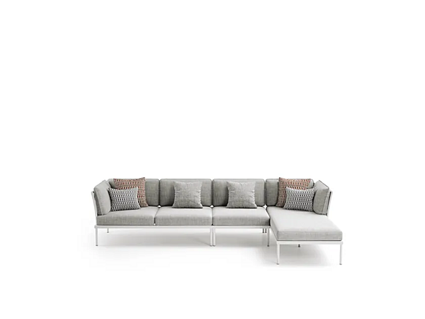 Divano modulare da giardino in tessuto con chaise longue Flash Atmosphera fabbrica ATMOSPHERA dall'Italia. Foto №8