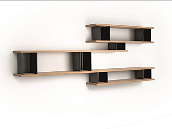 Стеллаж для книг подвесной из дерева CASSINA NUAGE A PLOTS