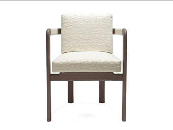 Poltrona con braccioli in tessuto Montgomery GIORGETTI 71000