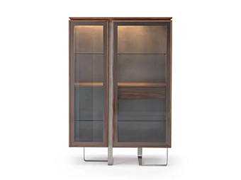 Buffet con 2 ante e ripiani in vetro Leonardo ARTE BROTTO L515 L515