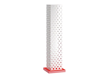 Lampada da terra in metallo perforato Panda Cappellini