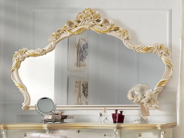 Specchio da parete rettangolare con cornice CASA +39 CHOPIN 7631 fabbrica CASA +39 dall'Italia. Foto №1