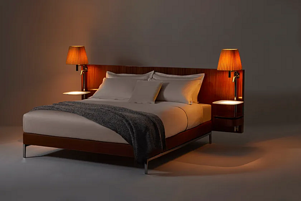 Letto matrimoniale in legno con comodini integrati CASSINA Volage Ex S Night Wood fabbrica CASSINA dall'Italia. Foto №4