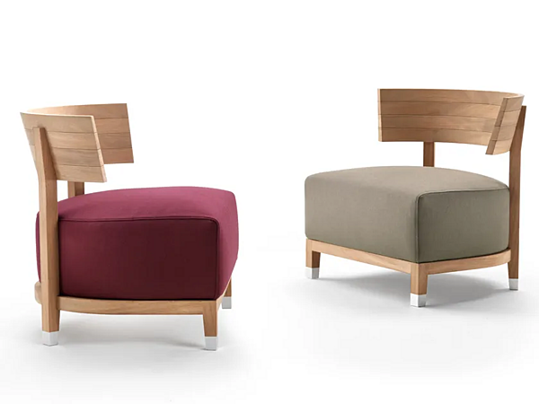 Poltrona da giardino in tessuto con copertura removibile FLEXFORM THOMAS fabbrica FLEXFORM dall'Italia. Foto №3
