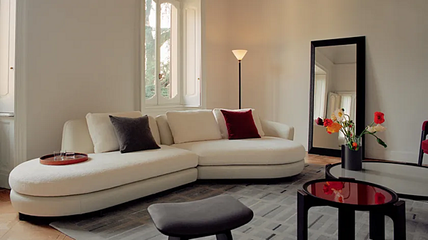 Specchio rettangolare incorniciato duo POLTRONA FRAU fabbrica POLTRONA FRAU dall'Italia. Foto №3