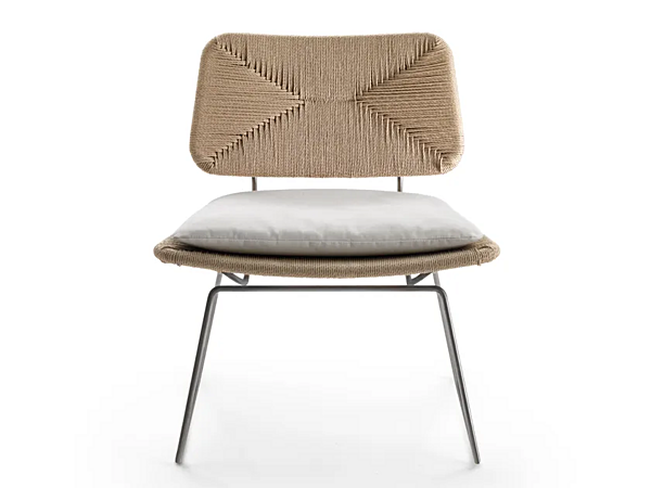 Poltrona con base a slitta in tessuto FLEXFORM ECHOES fabbrica FLEXFORM dall'Italia. Foto №1