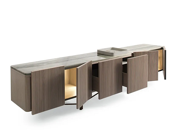 Credenza in noce Charlotte GIORGETTI 85010, 85011, 85020, 85021 fabbrica GIORGETTI dall'Italia. Foto №2