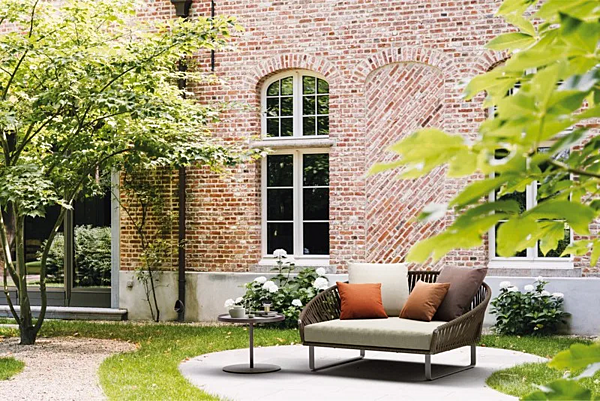 Letto da giardino in tessuto con schienale imbottito KETTAL Bitta fabbrica KETTAL dall'Italia. Foto №4