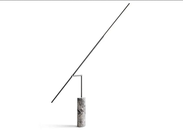 Lampada da terra in metallo verniciato e marmo LED Libra GIORGETTI fabbrica GIORGETTI dall'Italia. Foto №2