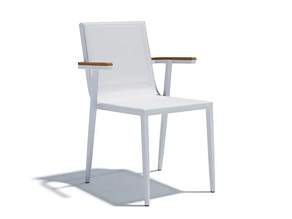 Sedia da giardino impilabile in alluminio con braccioli Atmosphera Domino DM.SB fabbrica ATMOSPHERA dall'Italia. Foto №2
