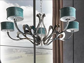 Candelabro in nichel Orione Roll CORTEZARI 1451-R