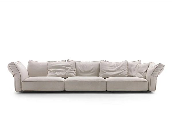 Divano a tre posti in tessuto Camelot FLEXFORM fabbrica FLEXFORM dall'Italia. Foto №1