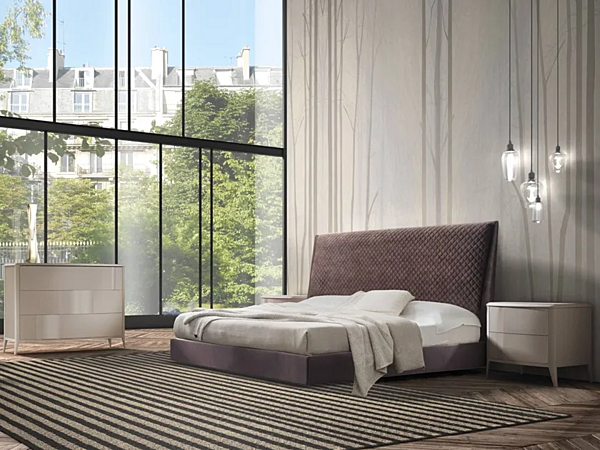 Letto matrimoniale con testata imbottita Apollo CASA +39 A0001, A0006 fabbrica CASA +39 dall'Italia. Foto №5