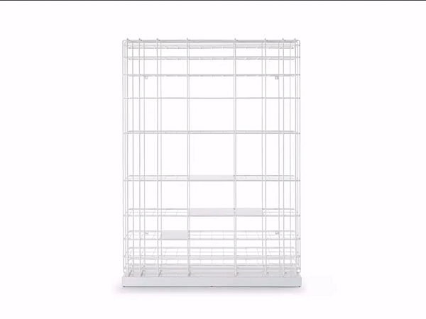 Libreria freestanding in ferro Leyva Saba fabbrica SABA dall'Italia. Foto №1