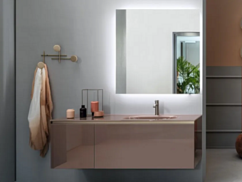 Mobile lavabo modulare con apertura superiore ARTELINEA Volumi AL 617