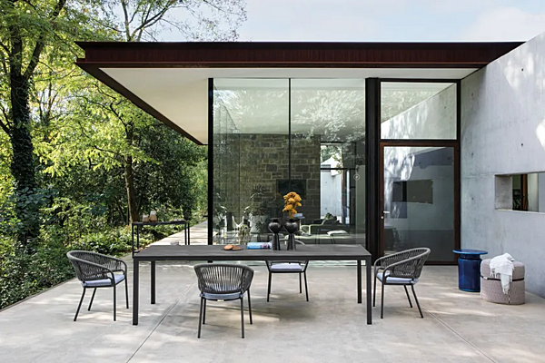 Sedia in alluminio con braccioli e cuscino integrato Atmosphera Pleasure 2.0 PLS.SB. fabbrica ATMOSPHERA dall'Italia. Foto №2