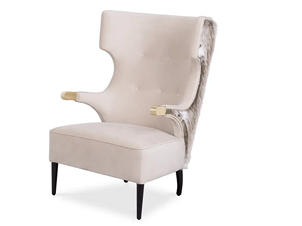 Poltrona in pelle imbottita con braccioli Sika BRABBU fabbrica BRABBU dall'Italia. Foto №3