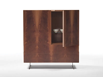 Credenza in mogano con ante Piuma FLEXFORM