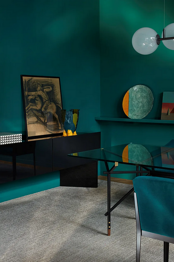 Credenza con ante a ribalta in legno CASSINA HAYAMA fabbrica CASSINA dall'Italia. Foto №5