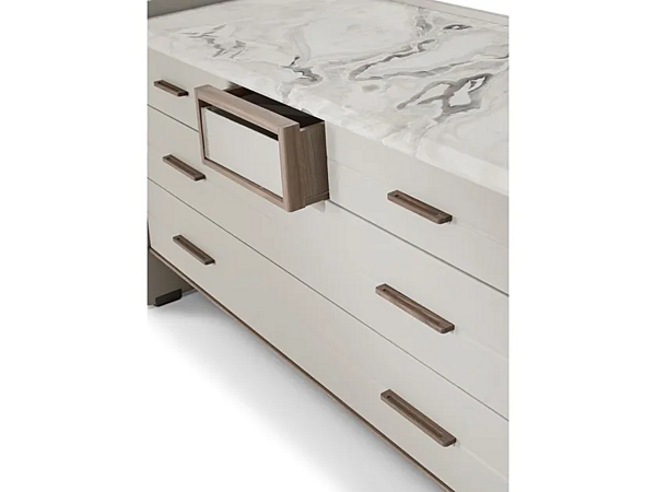 Cassettiera in legno con top in marmo Jean Marie I 4 Mariani fabbrica i 4 Mariani dall'Italia. Foto №3