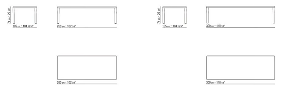 Tavolo rettangolare in legno Kobo FLEXFORM fabbrica FLEXFORM dall'Italia. Foto №5