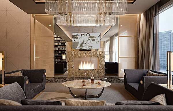 Tavolino da caffè ovale in marmo per soggiorno Symphony Infinity Bizzotto Italia fabbrica Bizzotto Italia dall'Italia. Foto №3