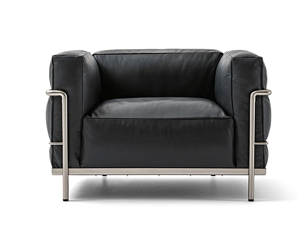 Poltrona con braccioli in tessuto CASSINA Fauteuil Grand Confort Grand Modèle D 003 fabbrica CASSINA dall'Italia. Foto №1