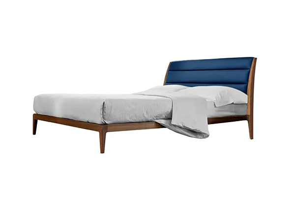 Letto matrimoniale in legno con testiera imbottita DALE Verso Nord P 115 fabbrica Dale Italia (by Cantiero) dall'Italia. Foto №3