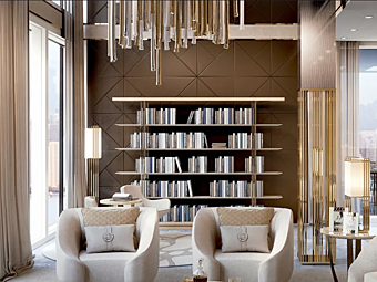 Libreria aperta in legno Bizzotto Italia collezione Symphony Infinity