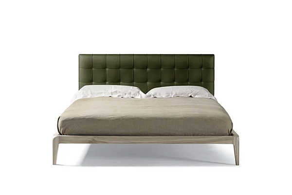Letto matrimoniale in legno massello con testiera imbottita DALE SIG RE P 622 fabbrica Dale Italia (by Cantiero) dall'Italia. Foto №6