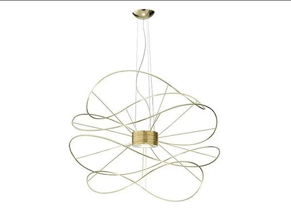 Lampada a sospensione LED in metallo AXOLIGHT Hoops fabbrica Axolight dall'Italia. Foto №1